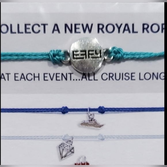 Effy Royal Rope Bracelets Royal Caribbean Cruise Ship jewelry 2 pieces - Picture 5 of 6
